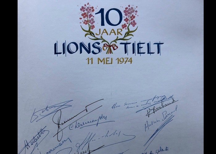 10 jarig bestaan van Lions club Tielt 1974