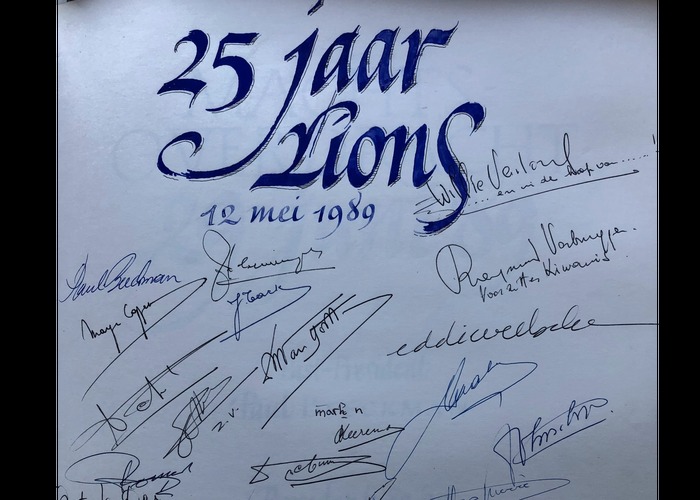 25 jaar Lions Tielt 1989